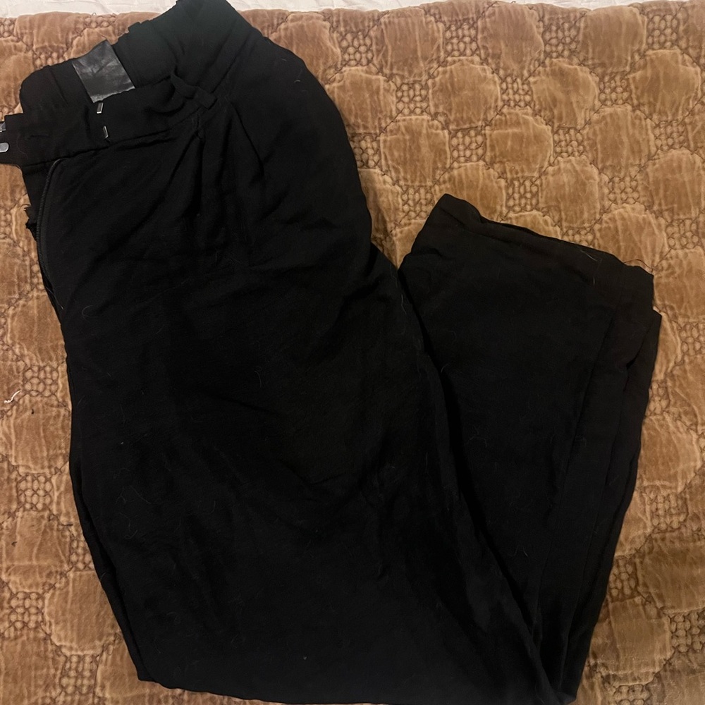 H&M Linnen Blend Black Trousers 🖤